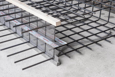 Stremaform mit Fugenblech