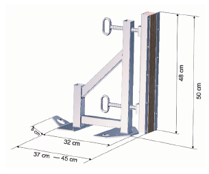 Justierkonsole verzinkt